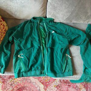 Figs Hunter Green Scrub Jacket